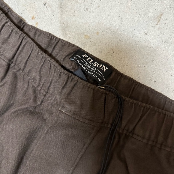NWT FIlson Alaskan Guide Jogger Fast Track Brown Solid Lounge Pants Mens - Picture 4 of 6